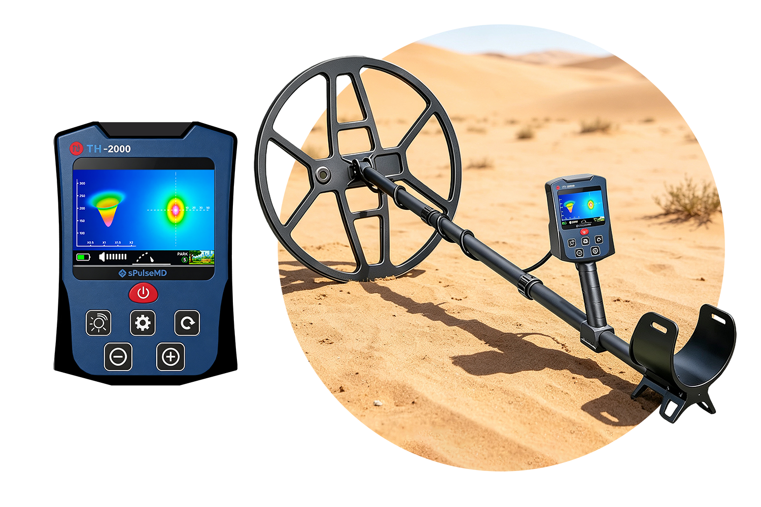 TH-2000 Professional Metal Detector