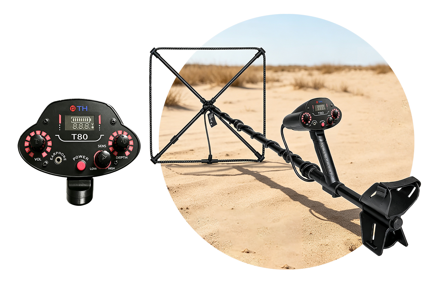 T80 Professional Pulse Metal Detector